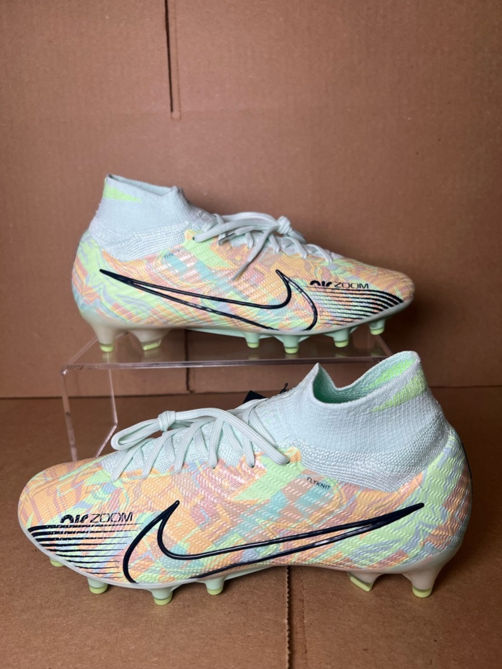 Nike Zoom Superfly 9 Elite AG Soccer Cleat DJ5165-344 Men's Size 8.5 / Women 10